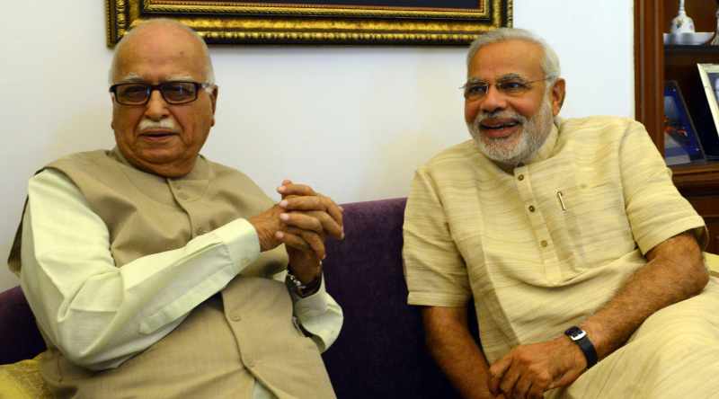 advani and modi