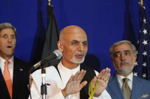 AFGHANISTAN-KABUL-ELECTION-PRESS CONFERENCE