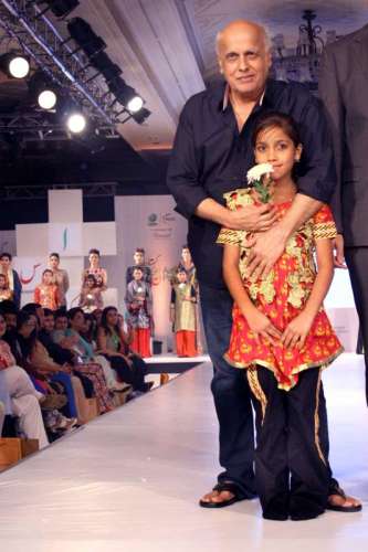 Filmmaker Mahesh Bhatt during a fashion show ahead of Aalishan Pakistan - a four-day-long lifestyle exposition organised by the Federation of Indian Chambers of Commerce and Industry (FICCI) and Trade Development Authority of Pakistan in New Delhi 