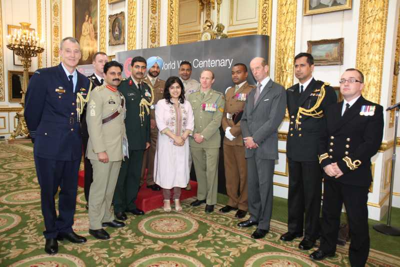 Baroness Sayeeda Warsi during an official engagement as foreign office minister