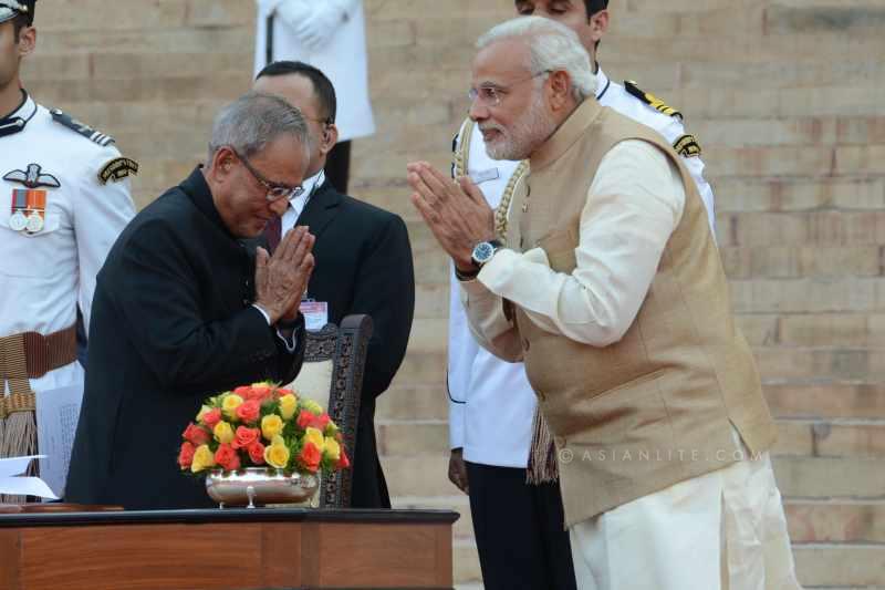 Pranab + Modi