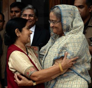 Sheikh Hasina's & Sushma