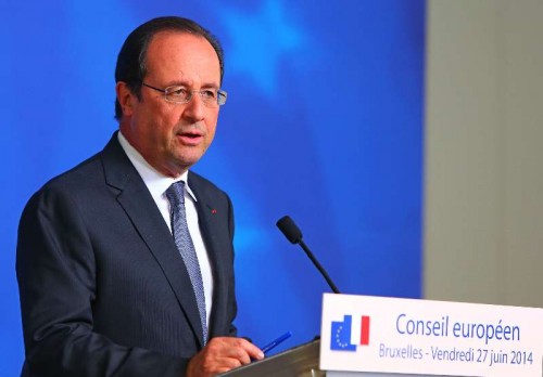  French President Francois Hollande holds a press conference