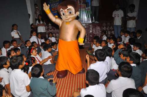 Chota Bheem enthrals students of Army Public School in Bangalore