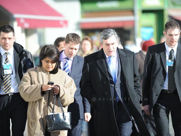 Former British Prime Minister Gordon Brown