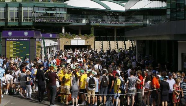 One minutes silence at Wimbeldon