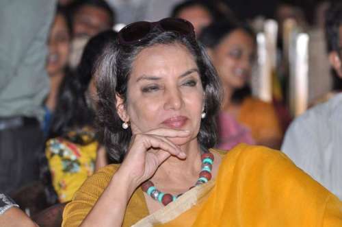 Actress Shabana Azmi during the launch of International Day of the Girl Child 2013 in Mumbai on October 10, 2013. (Photo: IANS)