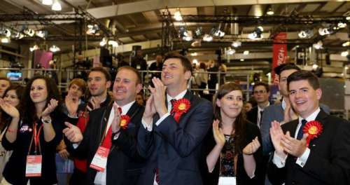  The "No" campaign supporters cheer for the latest polling results of Scottish Independence Referendum in Royal Highland Centre, Edinburgh, Scotland 