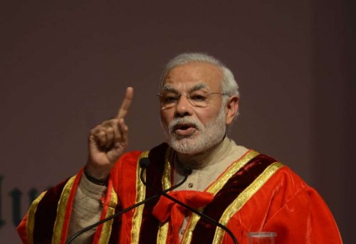  Prime Minister Narendra Modi inaugurating 102nd Indian Science Congress 2015 at the Mumbai University on Jan. 3, 2014. Also present were on the occasion Maharashtra Governor Ch Vidyasagar Rao, Maharashtra Chief Minister Devendra Fadnavis, Dr. Harsh Vardhan, Union Minister for Science & Technology & Earth Sciences, Y. S. Chowdary, Minister of State for Science & Technology & Earth Sciences, Mumbai University Vice Chancellor Rajan Welukar and Dr. S. B. Nimse, Vice Chancellor, Lucknow University. 