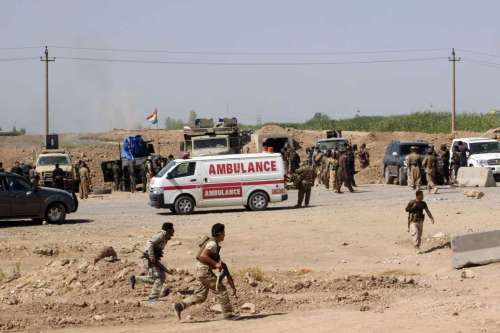 IRAQ-KIRKUK-PESHMERGA-BORDER TOWN-RETAKING