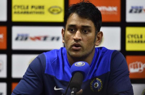 Indian cricket captain MS Dhoni