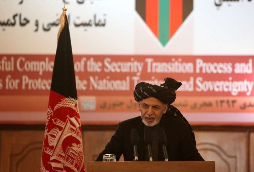 Afghan President Mohammad Ashraf Ghani