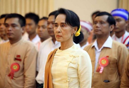 Myanmar leader Aung San Suu Kyi