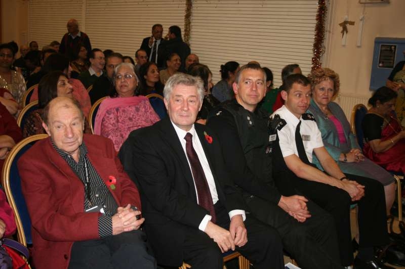 Manchester's interim mayor Tony Lloyd attending an event at Gandhi Hall