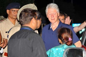 bill clinton in india