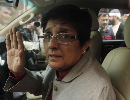 BJP's chief ministerial candidate for Delhi Kiran Bedi 