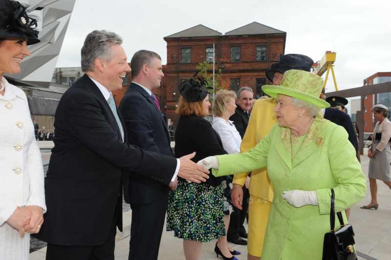 The Queen and Prince Philip visit to Titanic Belfast