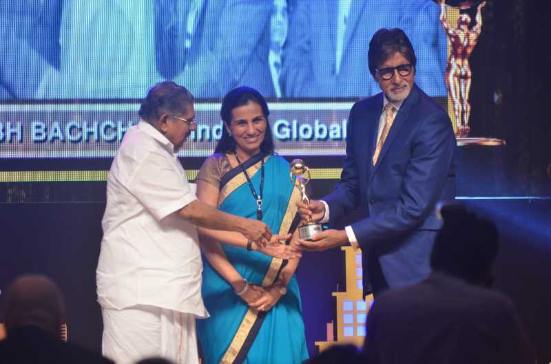 Amitabh Bachchan during the first edition of Times Now ICICI bank NRI of the year awards ceremony in Mumbai