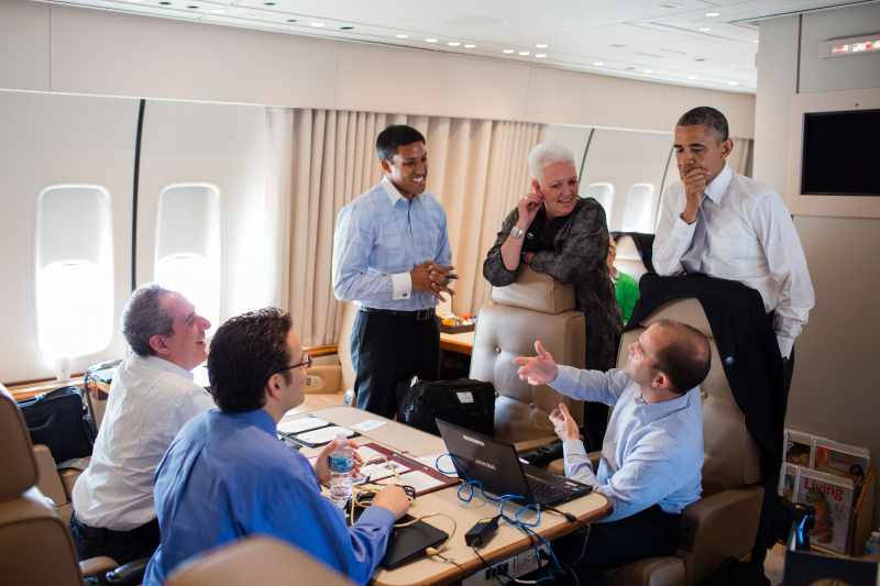 Obama at Airforce 1