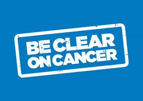 Be Clear on Cancer Campaign poster