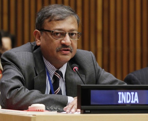 India's Deputy Permanent Representative Bhagwant S. Bishnoi