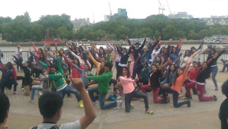 Bollywood flash mob in London