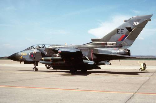 British air force Tornado fighter 