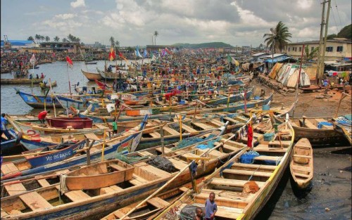 Elmina harbour Ghana