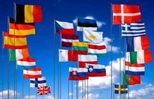 European-Union flags