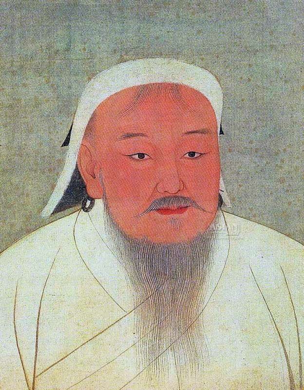 Genghis Khan as portrayed in a 14th-century Yuan era album Read more: descendants-alive-today/story-26145328-detail/story.html#ixzz3Tz6IQboV  Follow us: @Leicester_Merc on Twitter | leicestermercury on Facebook