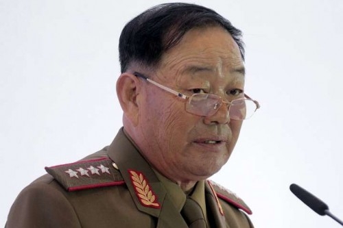 Hyon Yong-chol, the chief of North Korea's People's Armed Forces
