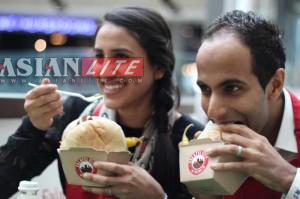 Kajal and Mitan Sachdev founders of Falafel City