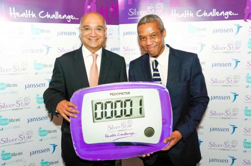 Keith Vaz MP promoting the health awareness check during a recent event in London