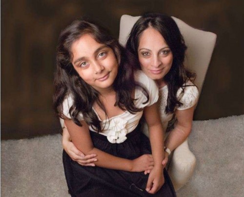 Mumpreneur Kiran Singh with her daughter Khushi Kaur