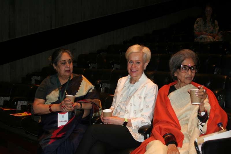 Malvika Singh, Mrs Vinayak Bhatacharjee and Tara Gandhi