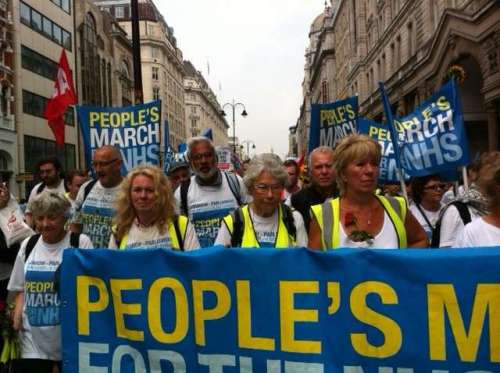 March arrives in London