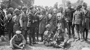 Muslim troops during the World War I missions