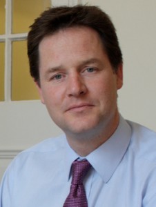 Deputy Prime Minister  Nick Clegg