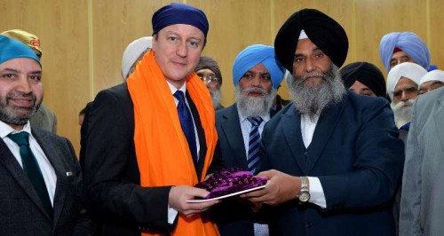 PM visits Leamington Spa Sikh Temple