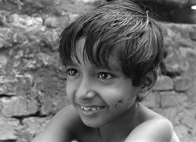 Subir Banerjee as Apu in "Pather Panchali" 