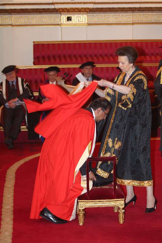 The Ceremony for the Conferment of Honorary Degrees by the University of London, was held at Buckingham Palace, London in the presence of Her Royal Highness The Princess Royal and The Chancellor