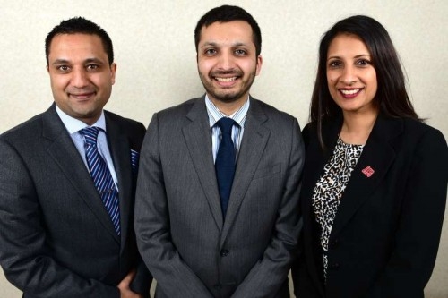 IAB officials (left to right): Waheed Saleem (vice-president), Saqib Bhatti (president) and Anita Champaneri (vice-president).