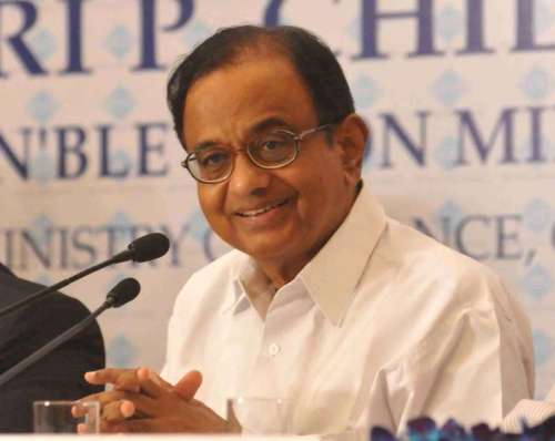 P. Chidambaram, Union Finance Minister and Rafeeque Ahmed, President, Federation of Indian Export Organisations (FIEO) addressing the media in Mumbai on Sept. 27, 2013. (Photo: Sandeep Mahankal/IANS)