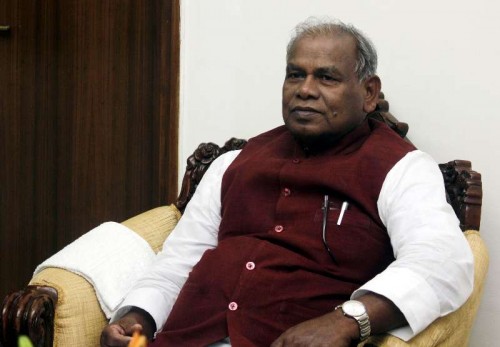 Bihar Chief Minister Jitan Ram Manjhi at Bihar Niwas in New Delhi on Feb. 16, 2015. 