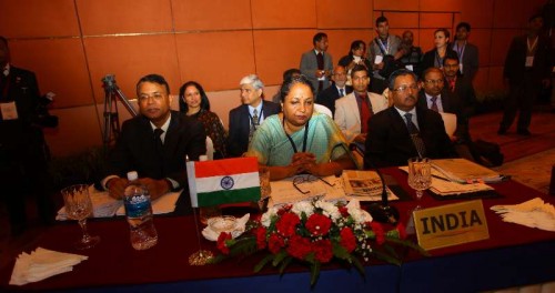  India delegation attends the 41st session of the South Asian Association for Regional Cooperation (SAARC) standing committee ahead of the 18th SAARC summit in Kathmandu, Nepal