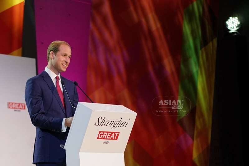 Prince William attends the GREAT Festival of Creativity in Shanghai, east China