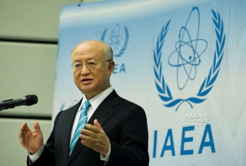 International Atomic Energy Agency(IAEA) chief Yukiya Amano attends a press conference in Vienna, Austria, on March 2, 2015. 