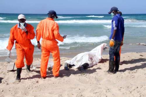 LIBYA-GARABULLI-ILLEGAL IMMIGRANTS