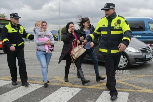 Family members of passengers in the crashed plane of Germanwings leave Barcelona's El Prat airport in Barcelona, Spain, on March 24, 2015. An Airbus A320 of the German low-cost airline Germanwings with 150 people on board crashed on Tuesday in southern France, French authorities confirmed.