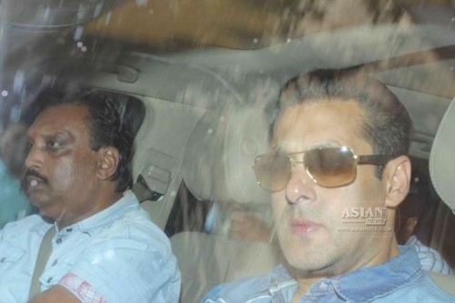 Actor Salman Khan arrives to appear before a Mumbai court in connection with the infamous 2002 hit and run case on March 12, 2015.